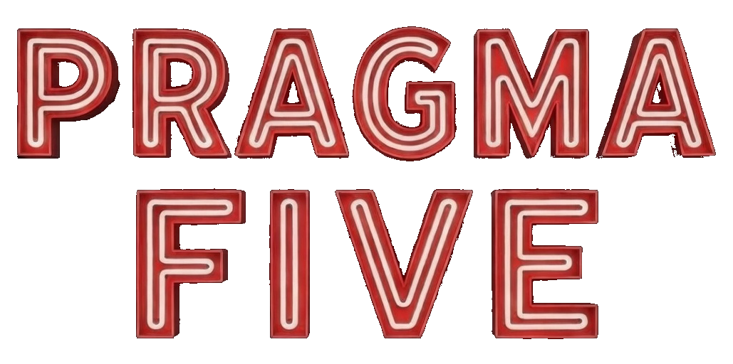 Pragma Five — enseigne néon